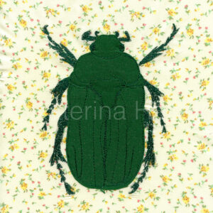 An applique image of Rose Chafer