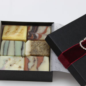 Exfoliating and Moisturising Handmade soap collection gift box