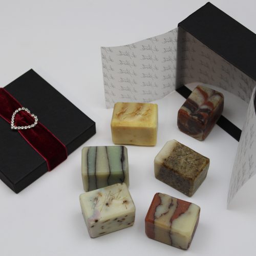 Exfoliating and Moisturising Handmade soap collection gift box